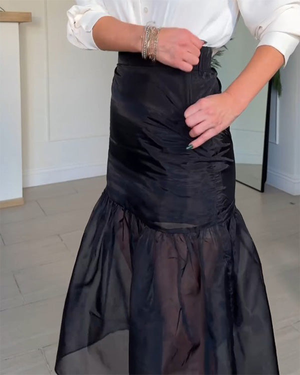 Black Swan Mesh Cake Skirt