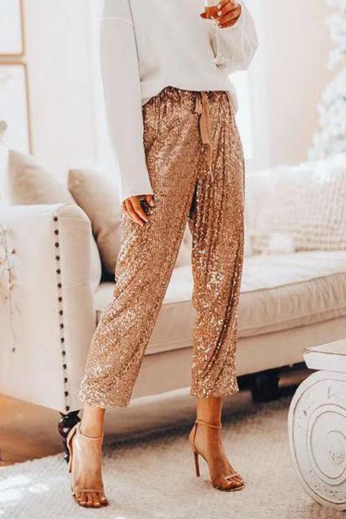 Sequin Jogging Party Pants(SALE)
