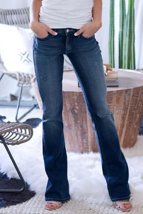70s Stretch Hip Hugger Jeans(S-4XL)