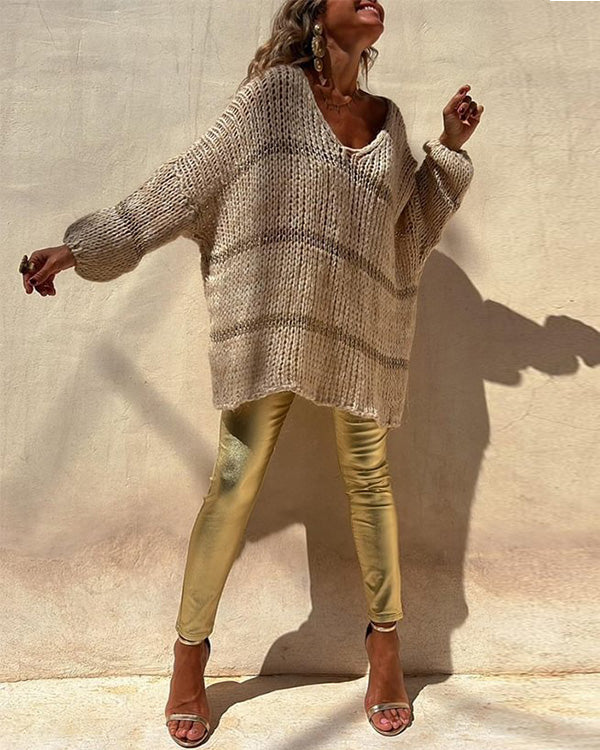 Metal Feel Leggings Pants