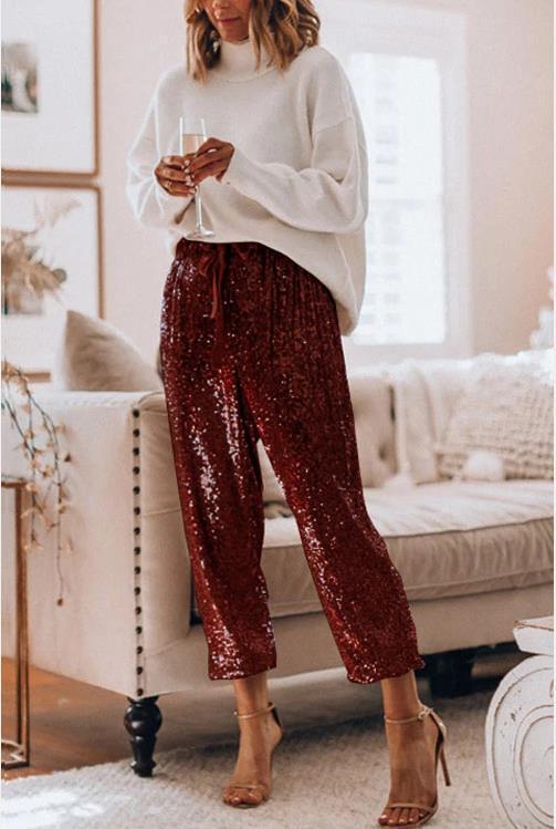 Sequin Jogging Party Pants(SALE)