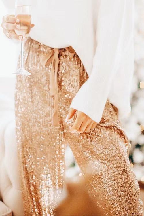 Sequin Jogging Party Pants(SALE)