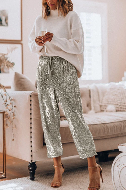 Sequin Jogging Party Pants(SALE)