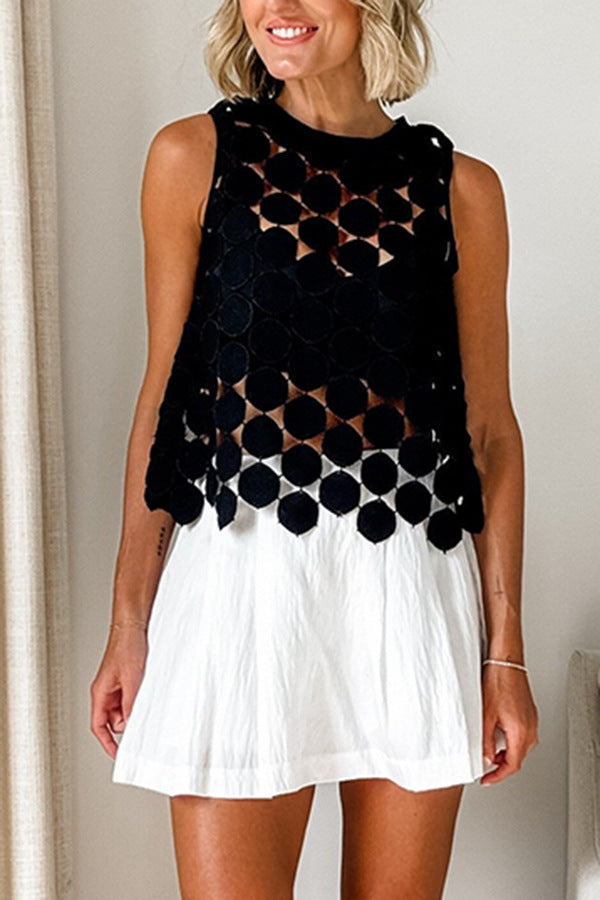 Circular Tassel Top & Skirt Set