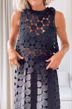 Circular Tassel Top & Skirt Set