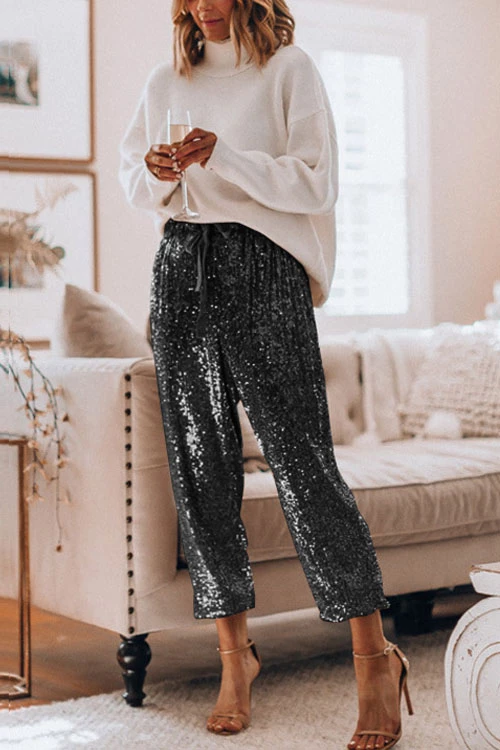 Sequin Jogging Party Pants(SALE)